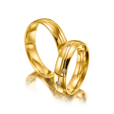 Ringe, Gelbgold, Meister Trauringe Phantastics