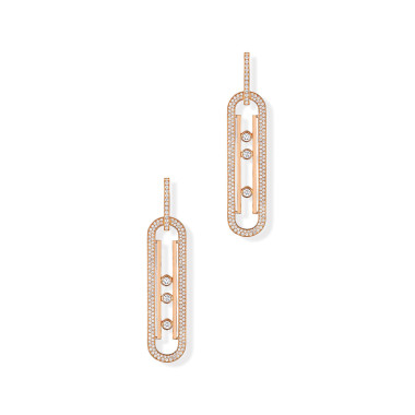 Ohrringe, Roségold, Messika Move 10th Anniversary XL Ohrhänger