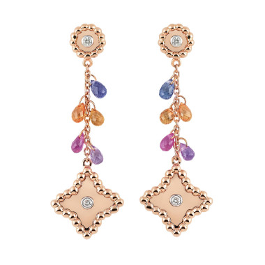 Ohrringe, Roségold, Al Coro Palladio Ohrhänger