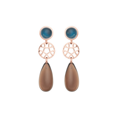 Ohrringe, Roségold, Bron Toujours Ajour Ohrschmuck