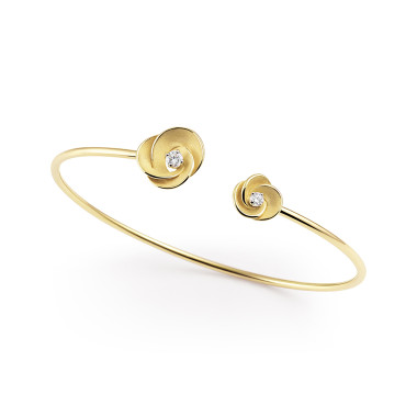 Armschmuck, Gelbgold, Annamaria Cammilli Desert Rose Armspange