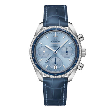 Damen- und Herrenuhr, Automatik, Omega Speedmaster 38