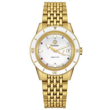 Damen- und Herrenuhr, Automatik, Rado Captain Cook x Marina Hoermanseder Heartbeat