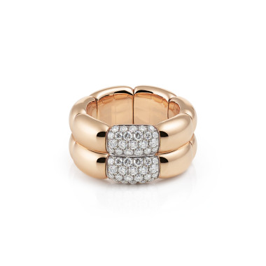 Ringe, Weißgold, Al Coro La Piazza Ring