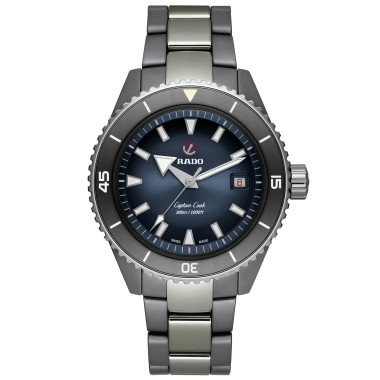 Herrenuhr, Automatik, Rado Captain Cook High-Tech Ceramic Diver