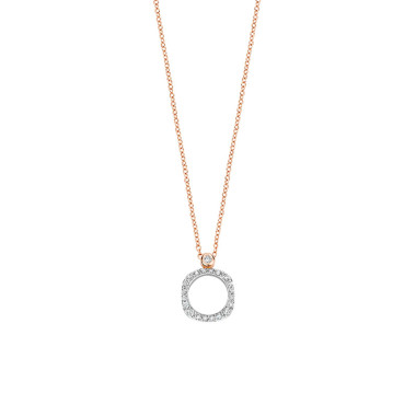         Weißgold, Halsschmuck, Bigli Elements Anhänger mit Kette