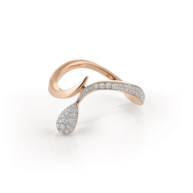 Ringe, Roségold, Al Coro Goccia Ring