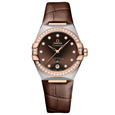 Damen- und Herrenuhr, Automatik, Omega Constellation