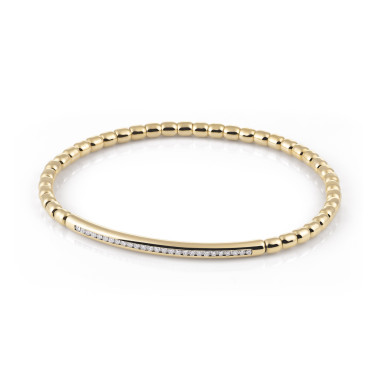 Armschmuck, Gelbgold, Al Coro Stretchy Uomo Armband