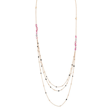 Halsschmuck, Roségold, Al Coro Candy Collier
