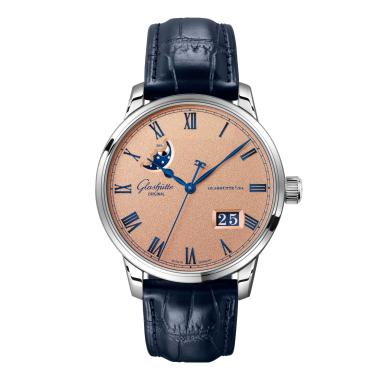 Unisex, Automatik, Glashütte Original Senator Excellence Panoramadatum Mondphase