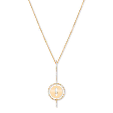 Halsschmuck, Gelbgold, Messika Lucky Move Arrow Collier