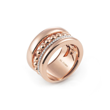 Ringe, Roségold, Al Coro Palladio Ring