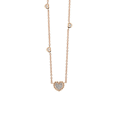 Halsschmuck, Roségold, Al Coro Palladio Collier