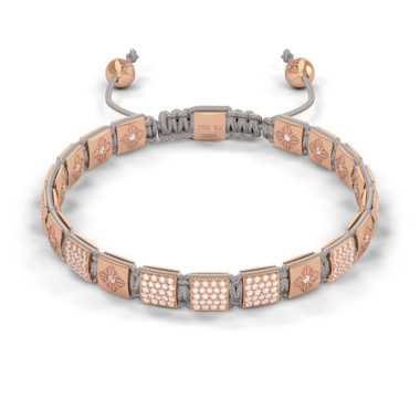 Armschmuck, Roségold, Shamballa Jewels Lock Armband