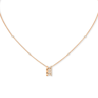         Roségold, Halsschmuck, Messika Move Romane Halskette