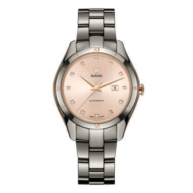Damen- und Herrenuhr, Automatik, Rado HyperChrome Automatic Diamonds