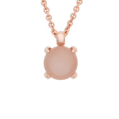 Halsschmuck, Roségold, Bron Catch Anhänger
