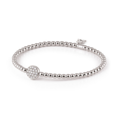 Armschmuck, Weißgold, Al Coro Stretchy Armband