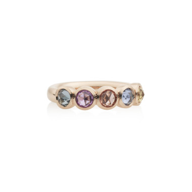 Ringe, Roségold, Bron Full Circle Ring