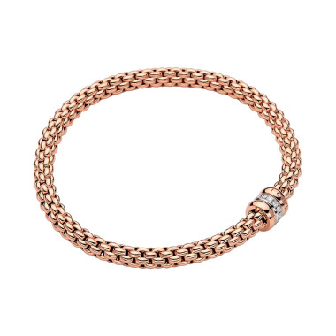         Weißgold, Armschmuck, FOPE Solo Flex'it Armband