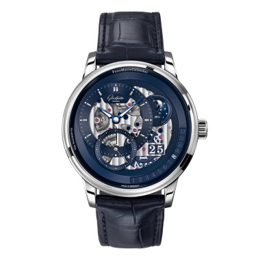 Damen- und Herrenuhr, Automatik, Glashütte Original PanoMaticCalendar