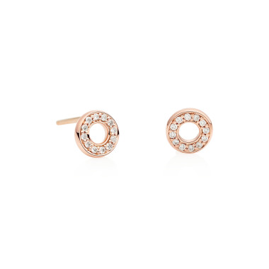 Ohrringe, Roségold, Bron Joy Ohrstecker