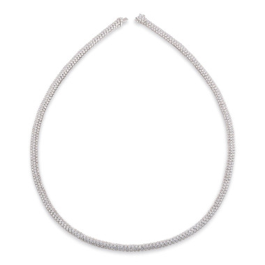 Halsschmuck, Weißgold, Al Coro Dolce Vita Collier