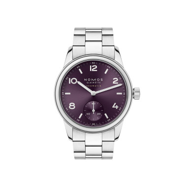 Damen- und Herrenuhr, Automatik, NOMOS Glashütte Club Sport Neomatik 34 Purple