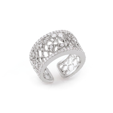Ringe, Weißgold, Al Coro Ring