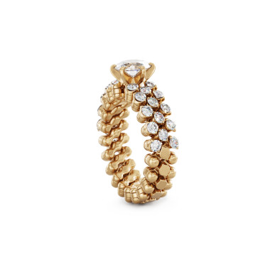         Roségold, Ringe, Serafino Consoli Brevetto Solitaire Multi-Size Ring