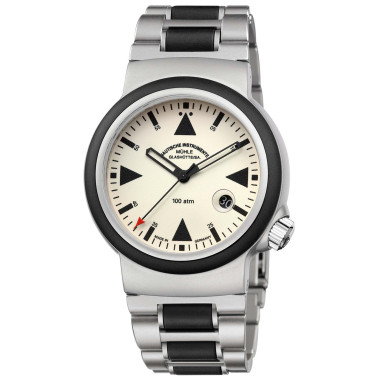 Damen- und Herrenuhr, Automatik, Mühle Glashütte S.A.R. Rescue-Timer LUMEN