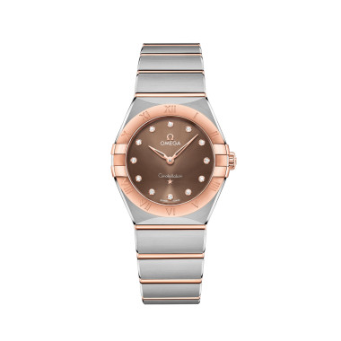 Damenuhr, Quarzwerk, Omega Constellation