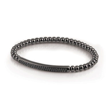 Armschmuck, Weißgold, Al Coro Stretchy Men Armband