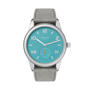 Damen- und Herrenuhr, Handaufzug, NOMOS Glashütte Nomos Campus 38 Endless Blue