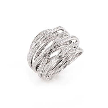 Ringe, Weißgold, Al Coro Serenata Ring