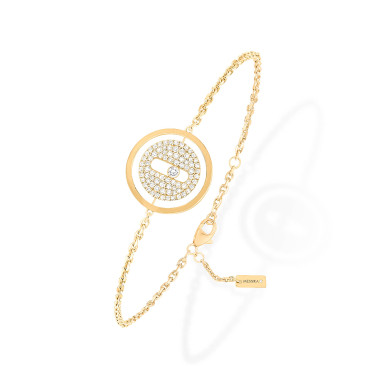 Armschmuck, Gelbgold, Messika Lucky Move Pavé PM Armband