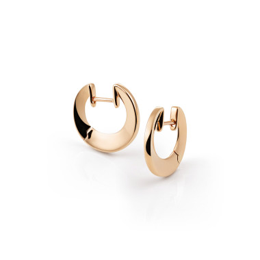 Ohrringe, Roségold, Al Coro Mezzaluna Ohrringe