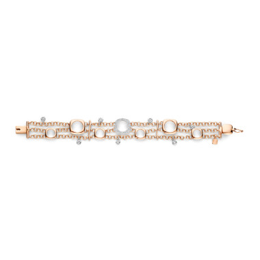 Armschmuck, Roségold, Bigli Elements Armband