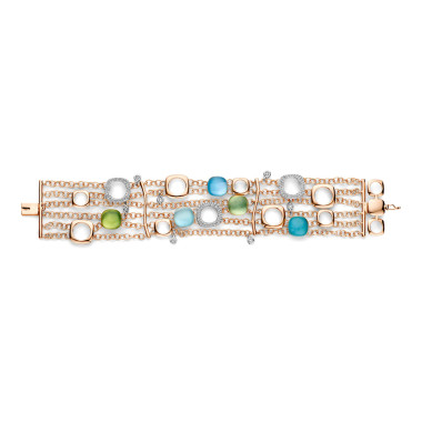Armschmuck, Roségold, Bigli Mini Sweety Armband