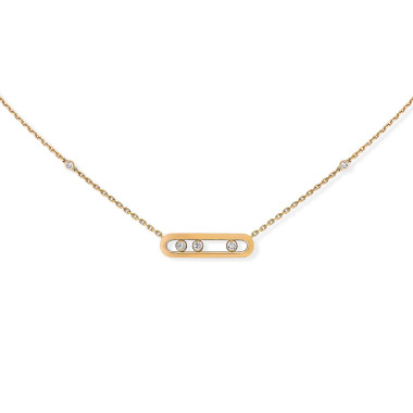 Halsschmuck, Gelbgold, Messika Move Classique Baby Halskette