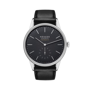 Damen- und Herrenuhr, Automatik, NOMOS Glashütte Orion neomatik 39 new black