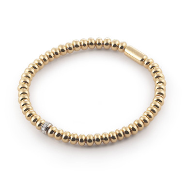 Armschmuck, Gelbgold, Al Coro Stretchy Armband