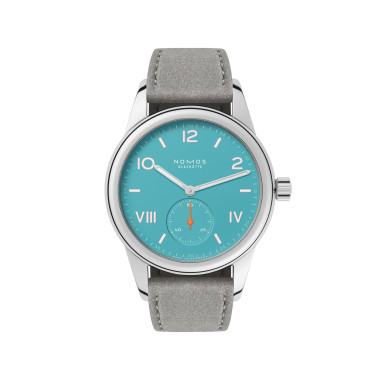 Damen- und Herrenuhr, Handaufzug, NOMOS Glashütte Nomos Campus Endless Blue