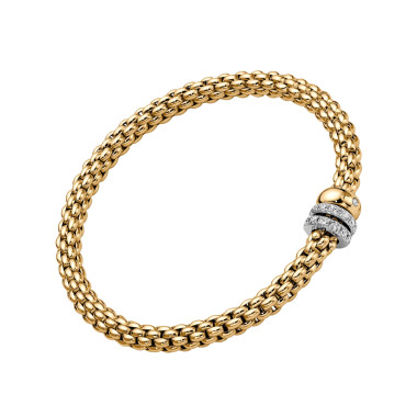         Weißgold, Armschmuck, FOPE Solo Flex'it Armband