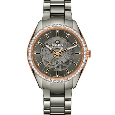 Damen- und Herrenuhr, Automatik, Rado HyperChrome Automatic Diamonds