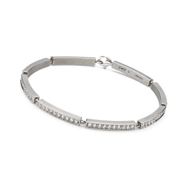 Armschmuck, Platin, Schmuckwerk Armband Saturn