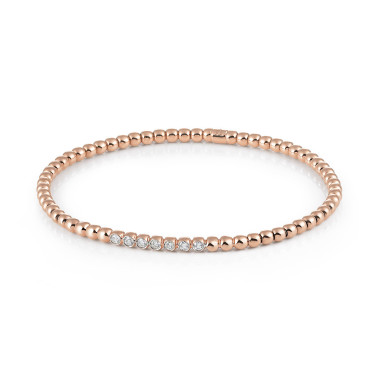 Armschmuck, Roségold, Al Coro Stretchy Armband
