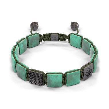 Armschmuck, Weißgold, Shamballa Jewels Lock Armband