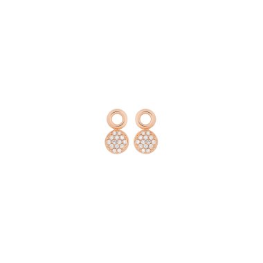 Ohrringe, Roségold, Bron Stardust Einhänger